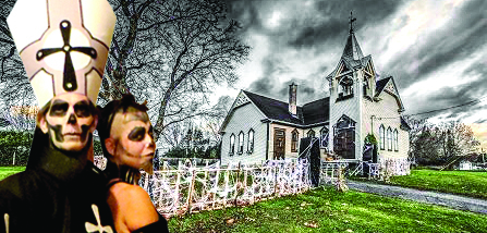Halloween à l'église hantée